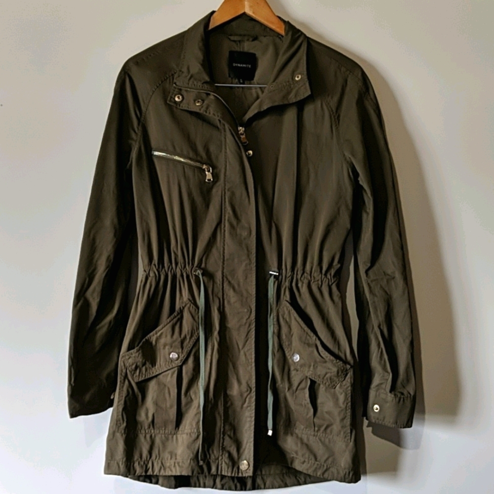 Army Green Spring/Fall Jacket - Picture 2 of 8